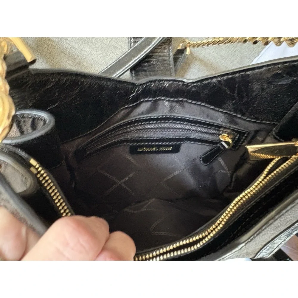 MICHAEL KORS Whitney Signature Small Logo Brown Purse, Wallet, Dustbag MSRP $457
